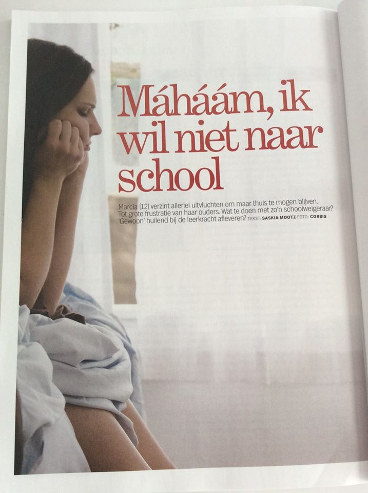 Artikel schoolweigering, Psychologie Magazine